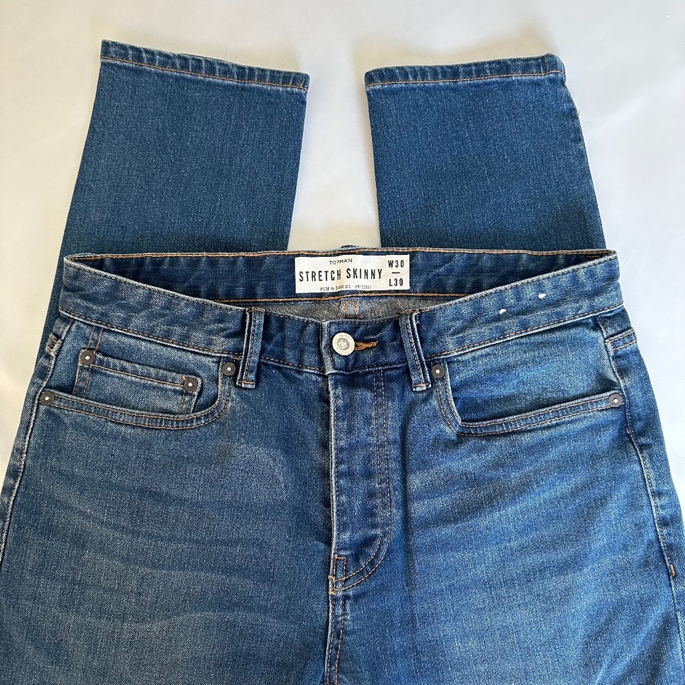 TOPMAN STRETCH SKINNY JEANS